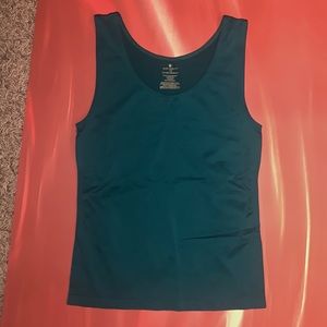 Green tank top